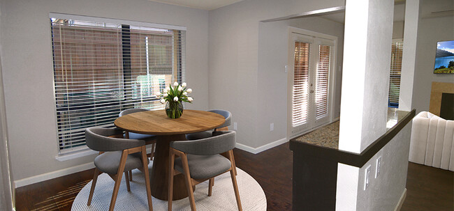 Dining space overlooks the patio - 6723 Eastridge Dr