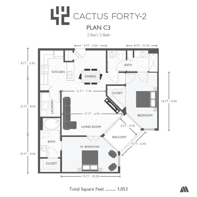 Floorplan - Cactus Forty-2