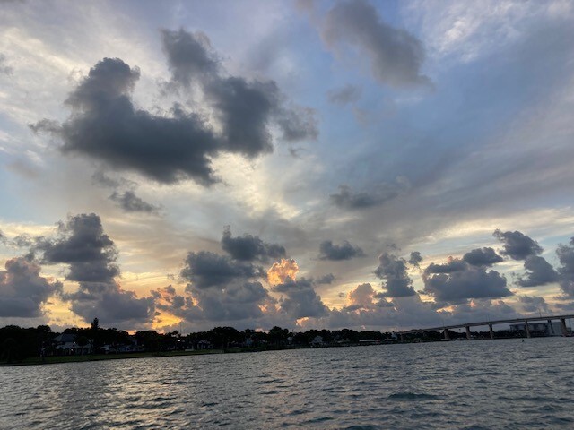 Sunset from boardwalk - 432 Bouchelle Dr