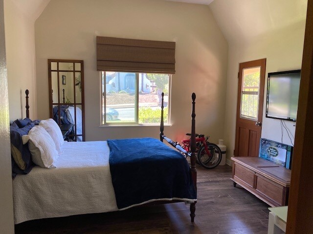 bedroom #1 with it's own outside entrance - 1344 S Curson Ave