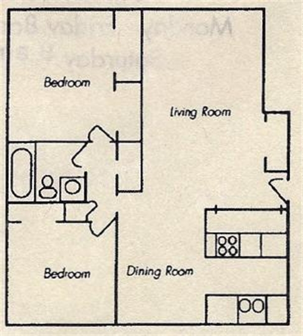 2BR/1BA - Westgate Village Apartments