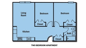 2BR/2BA - Port Watson Commons Apartments