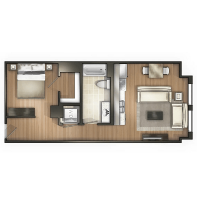 Floorplan - The Land Bank Loft Apartments