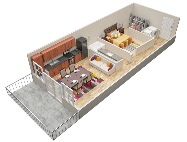 Floorplan - Mariposa Lofts