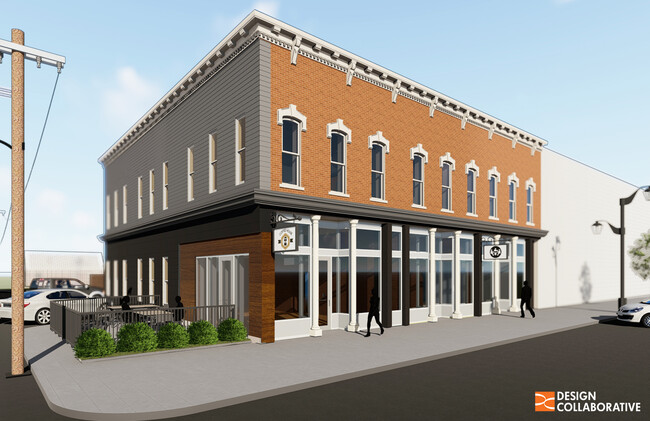 Building Renovation Rendering - 222 E Main St