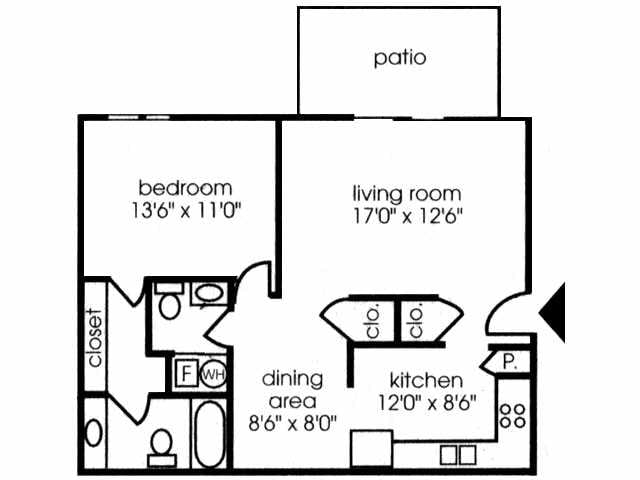 1BR/1.5BA - Wyckford Commons