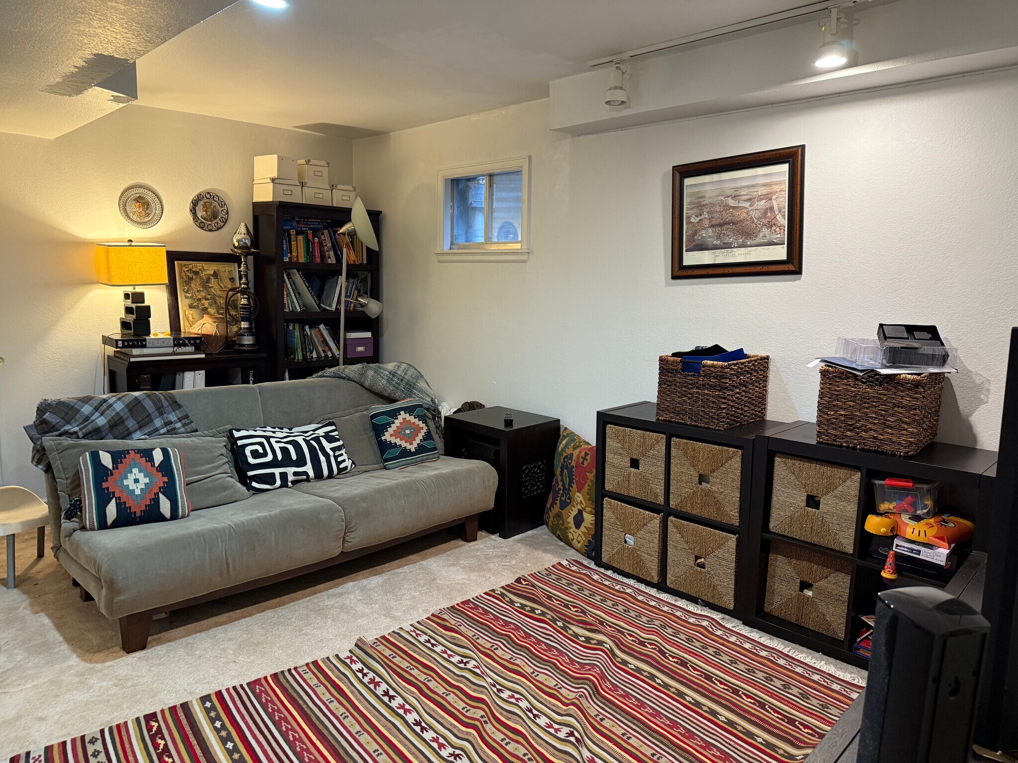 Basement rec room - 332 Buchanan Ct