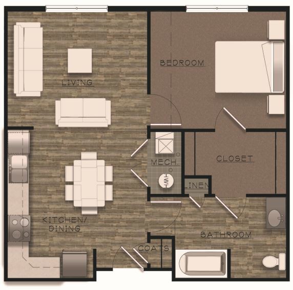 Floorplan - Willow Commons Apartments