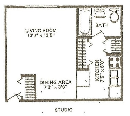 Studio - White Oak Apartments