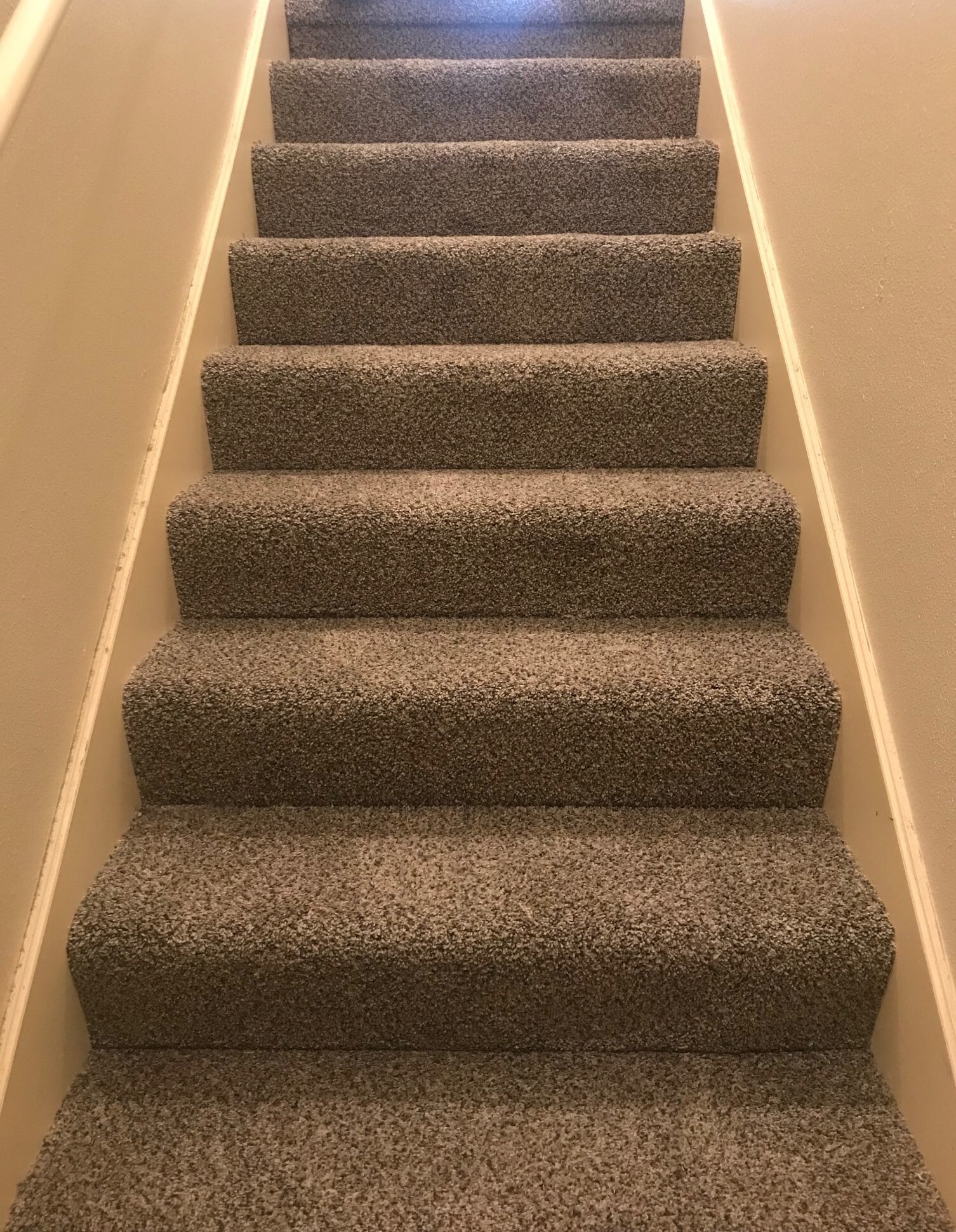newly carpeted stairs - 9844 N Lewis Ave