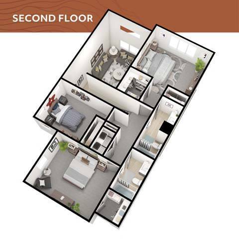 Floorplan - Black Ridge Townhomes