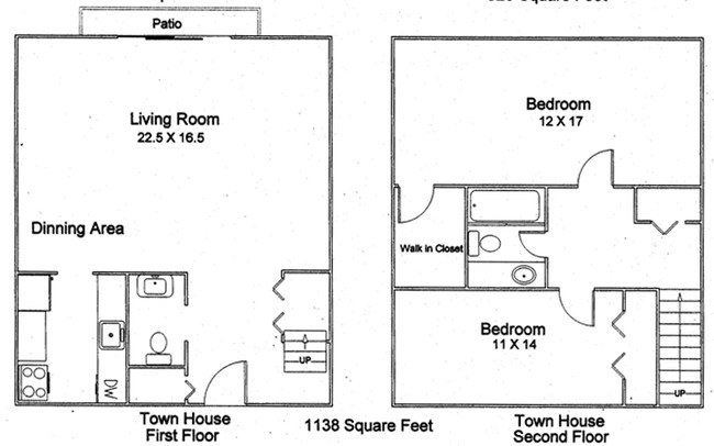 2BR/1.5BA - The Oaks Apartments