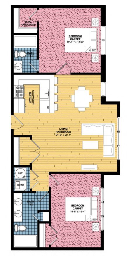 Floorplan - The Residences At 3221