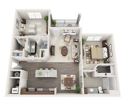 Morgan Reserve - B1 - 2 Beds - 2 Baths - 1186 Sq. ft. - Morgan Reserve