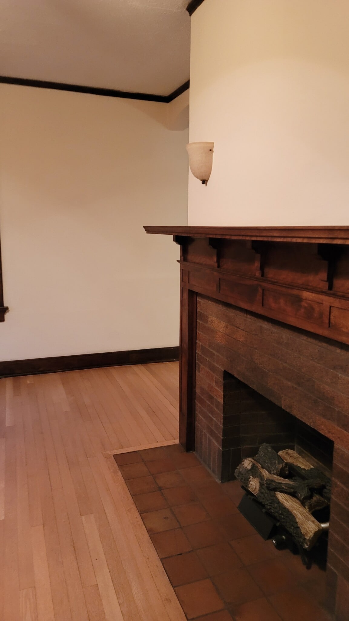Living Room w/ fireplace - 1205 Cornell Dr