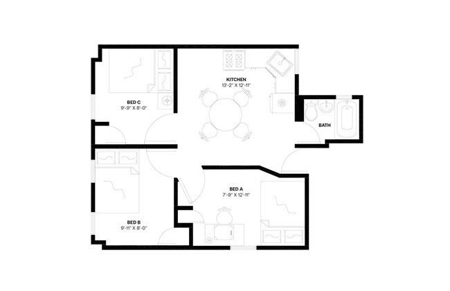 Building Photo - Private bedroom in 3 bed/1 bath Home