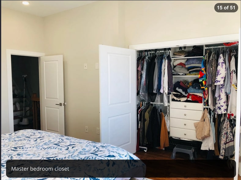 Master bed closet - 2015 S Hutchinson St