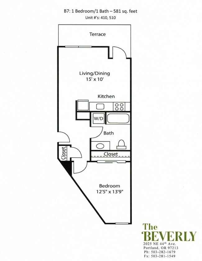 Floorplan - The Beverly