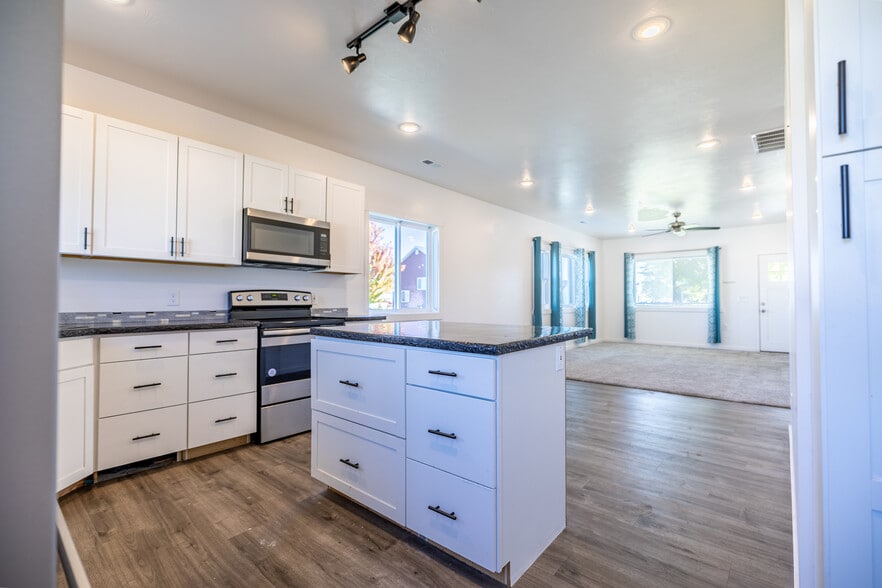 Kitchen and Front Room - 1110 Monroe Ct