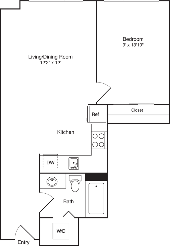 Floorplan - Chloe on Union