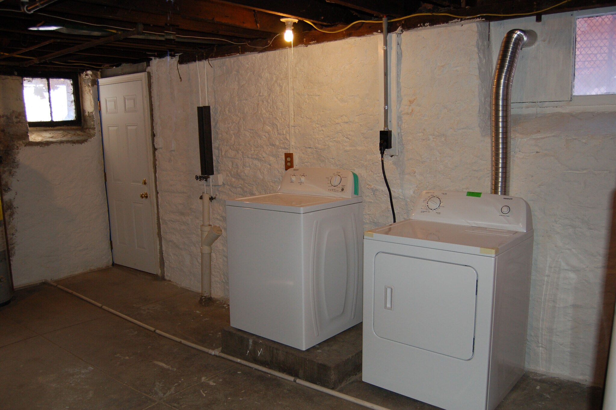 shared basement entry from apartment and your own washer/dryer - 703 Willard St