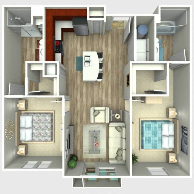 Floorplan - 404 Border Apartments