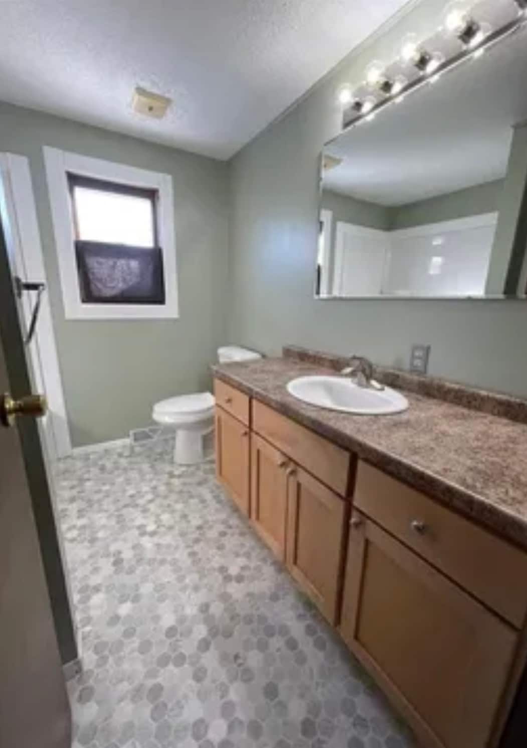 Bathroom one of two, second one is going in - 1105 Minnesota St