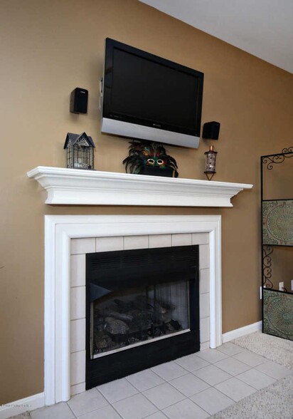 Fireplace in Living Room - 9219 Eminence Ct