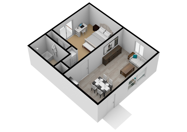 3D Floorplan - 1004 Derwood Ct