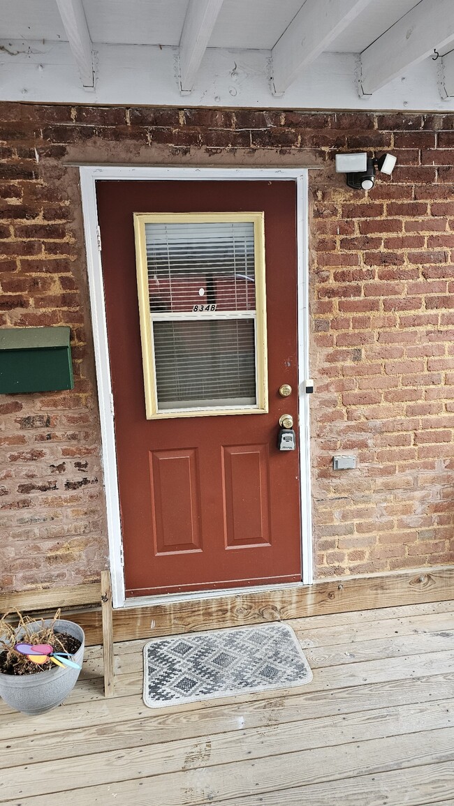 Upstairs Back Porch Entrance - 834 N Augusta St