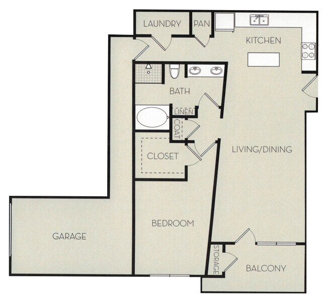 Floorplan - Pavilion Apartments at Inwood Village