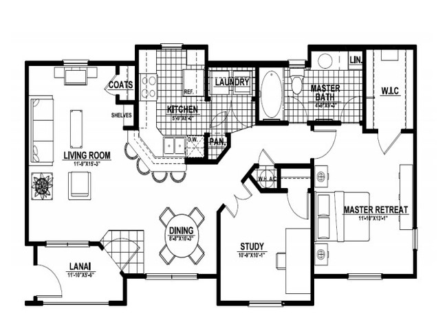 Floorplan - Courtney Bend