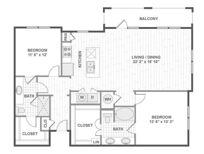 Floorplan - ALMA on Maple