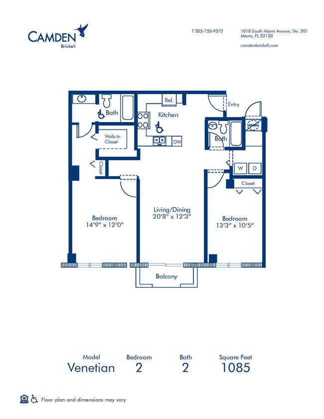 Floorplan - Camden Brickell