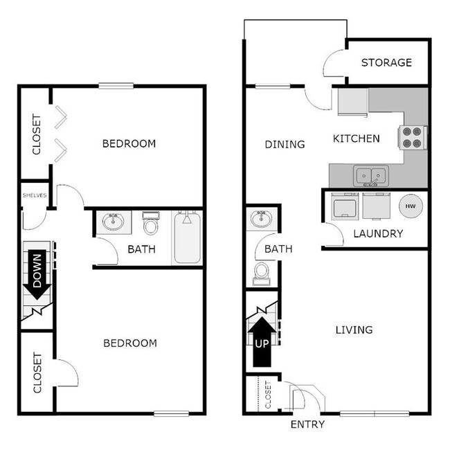 Floorplan - Pickerel Park Townhomes