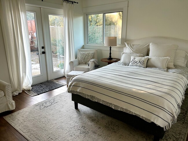 Guest Bedroom with doors to private patio - 40 Rockaway Rd