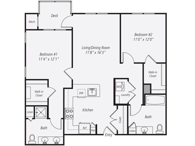 Floorplan - Avalon North Bergen