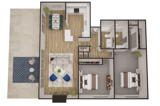 Floorplan - Kenilworth Apartments