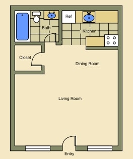 Studio - 2025 West Apartment Homes