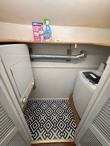 Laundry off the Vanity/changing area. - 106 Morgan Ave