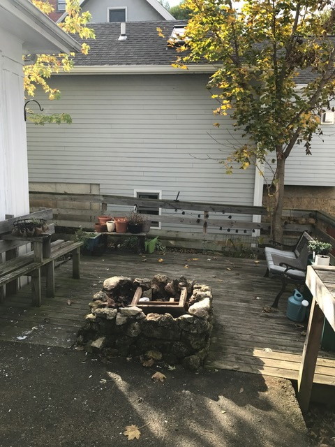 fire pit outside deck area - 509 Chestnut St