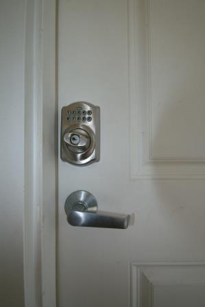 Exterior door locks - 2419 Huey P Long Ave