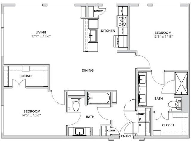Floorplan - Cypress at Trinity Groves
