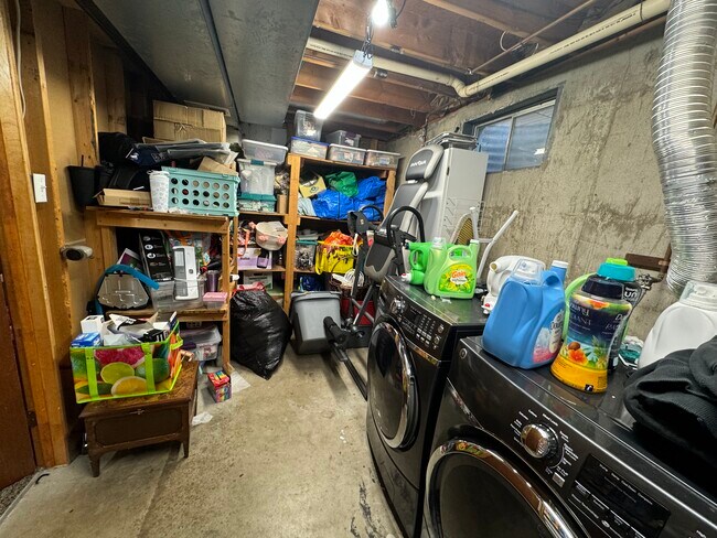 Basement Laundry & Storage - 5879 S Oak St