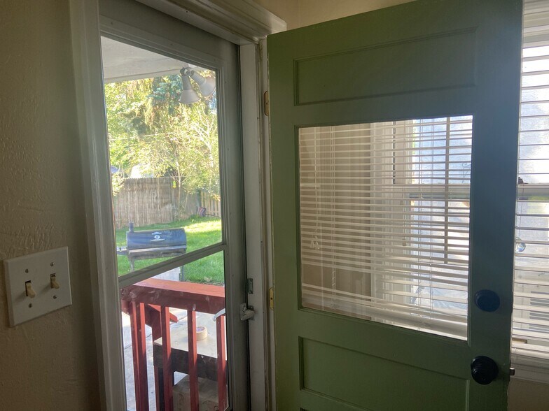 Backyard entrance - 2921 W Platte Ave