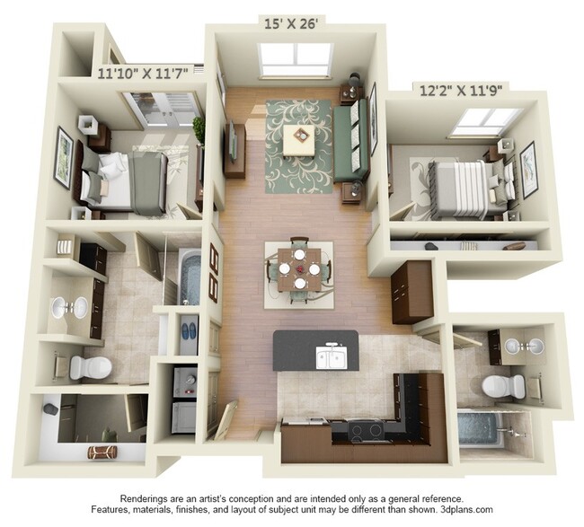 Floorplan - 1818 Platinum Triangle