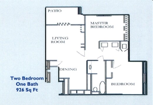 2BR/1BA - Comfrey Senior