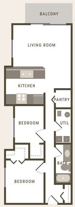 Floorplan - River Walk Apartments