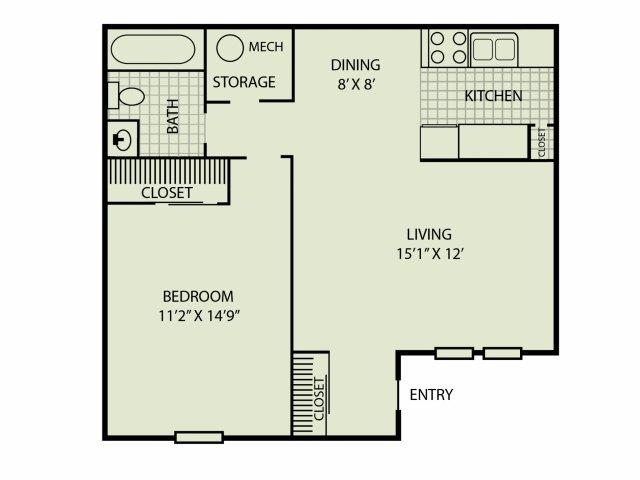 Floorplan - Sherwood Station Apartments