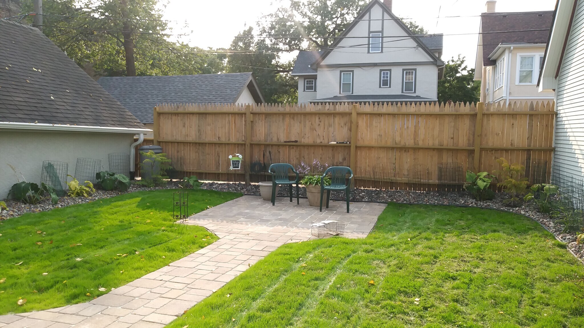 Backyard sitting area - 2514 Girard Ave S